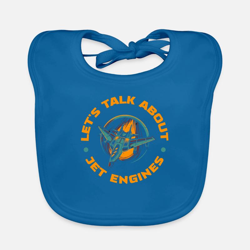 Airplane Mechanic Cool Organic Baby Bibs