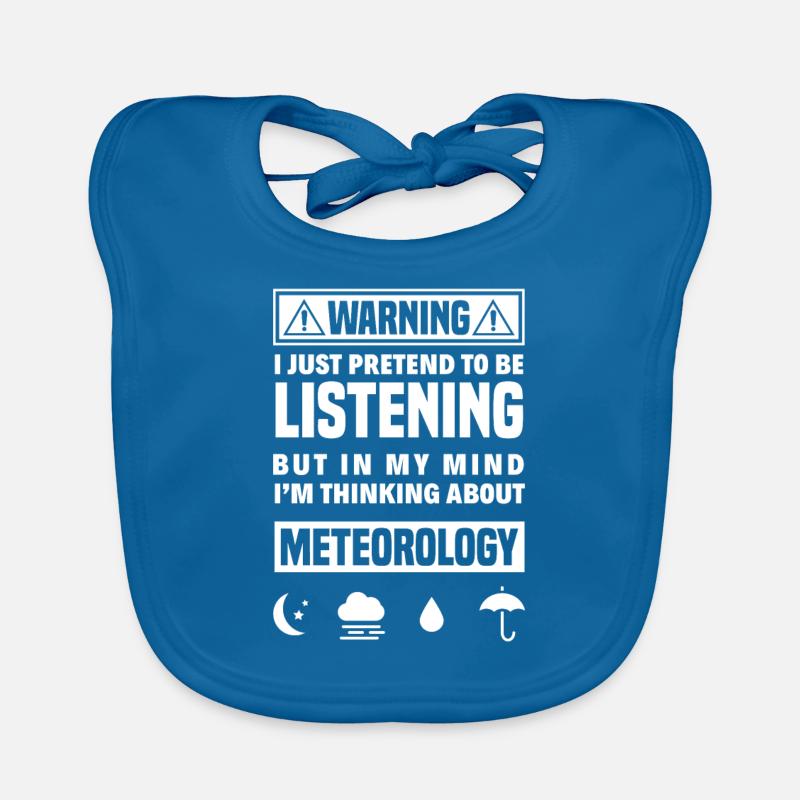 Meteorologist Meteorology Storm Chaser Gift Organic Baby Bibs