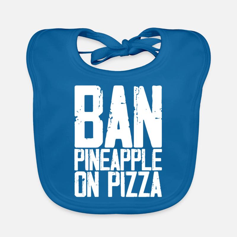 Interdire l’ananas sur la pizza 3 Bavoir bio Bébé