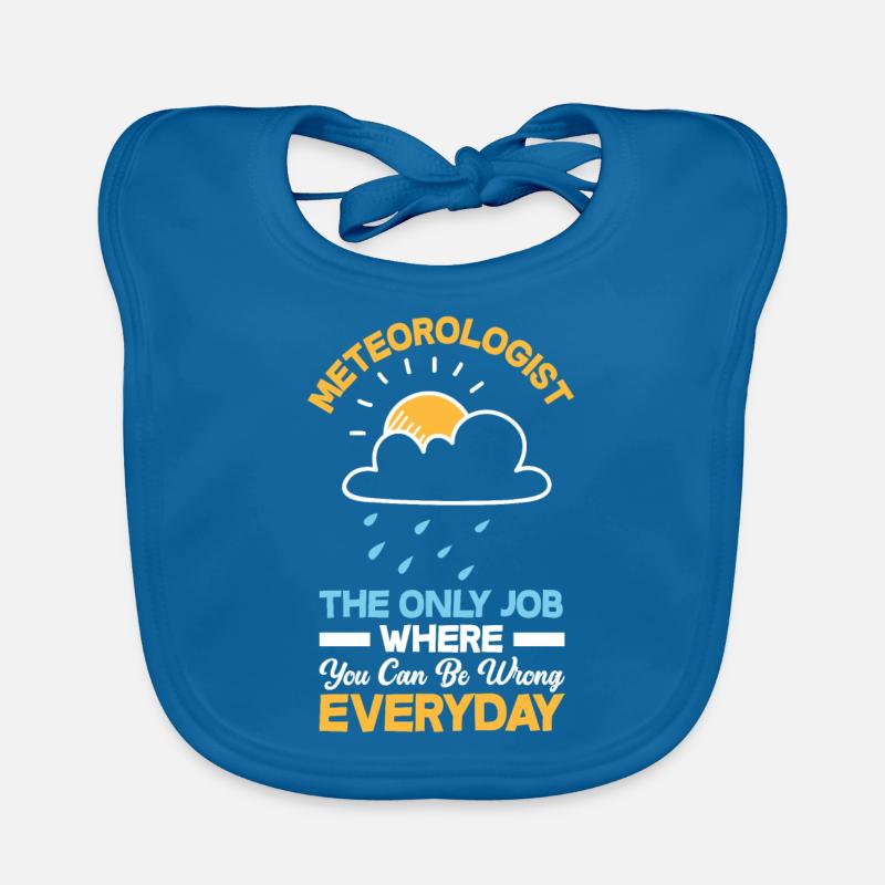 Meteorologist Meteorology Storm Chaser Gift Organic Baby Bibs