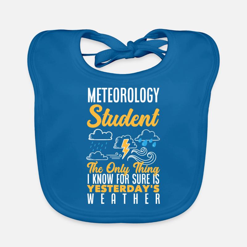 Meteorologist Meteorology Storm Chaser Gift Organic Baby Bibs