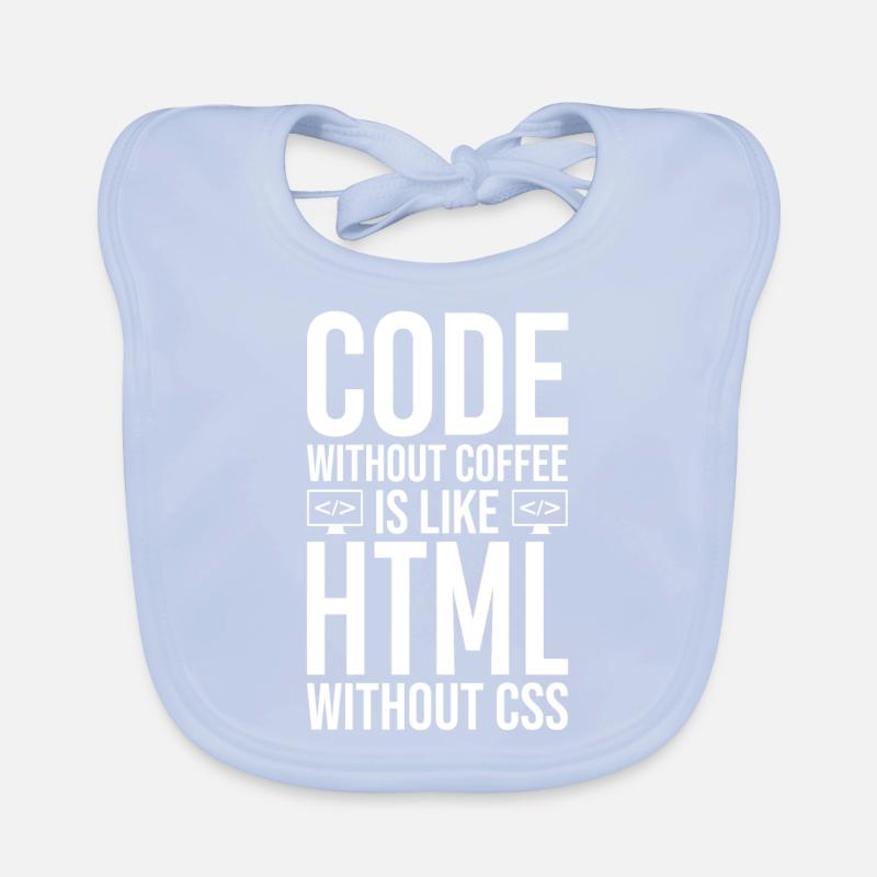 Coder Kaffee Geschenk Baby Bio-Lätzchen