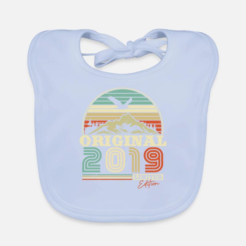 Vintage Geburtstagsgeschenk 2019 Baby Bio-Lätzchen
