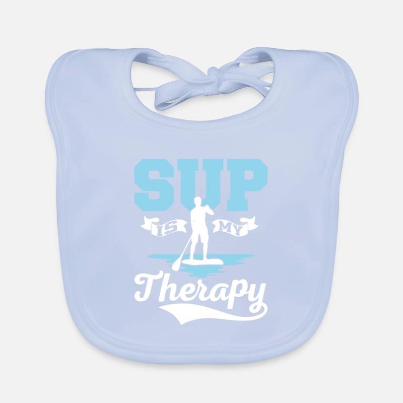 SUP Is My Therapy Stand Up Paddle Board Baby Bio-Lätzchen
