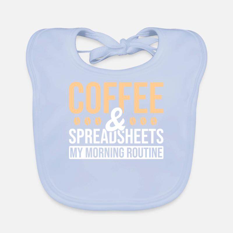 Café de table comptable Bavoir bio Bébé
