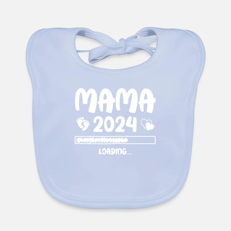 Mama Loading 2024 Baby Bio-Lätzchen