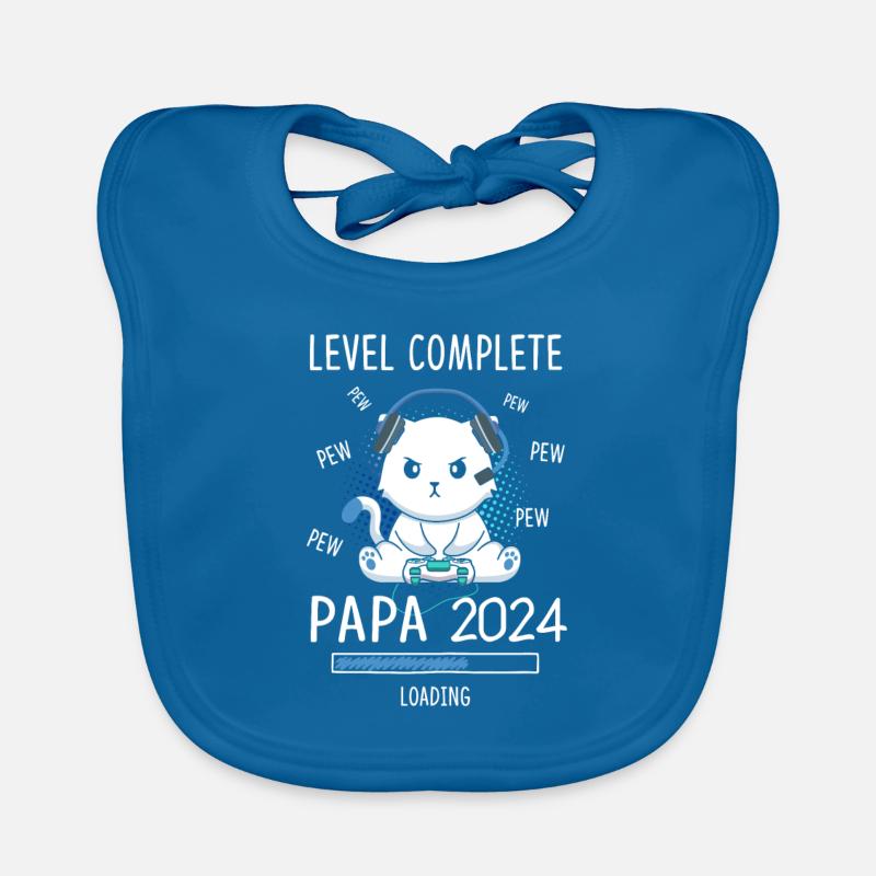 Level Complete PAPA 2024 Organic Baby Bibs