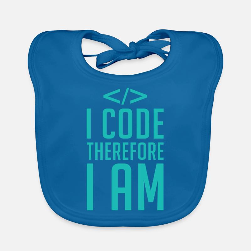 Programmierer Entwickler Coder Code Baby Bio-Lätzchen
