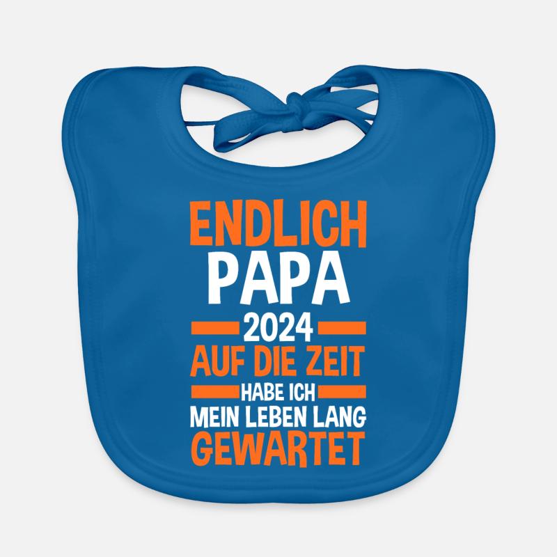 Werdender Papa 2033 Baby Bio-Lätzchen