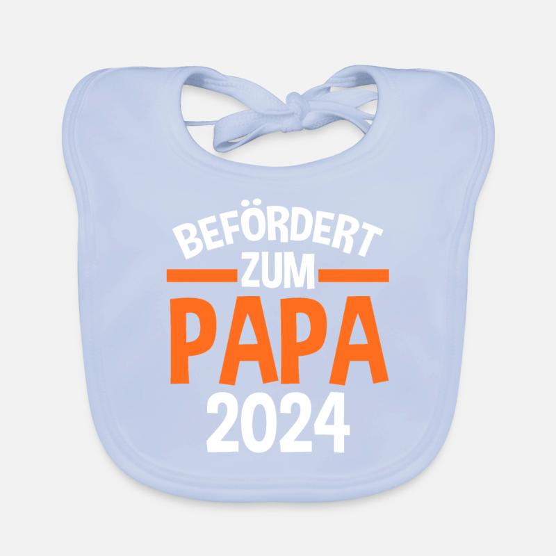 Werdender Papa 2030 Baby Bio-Lätzchen