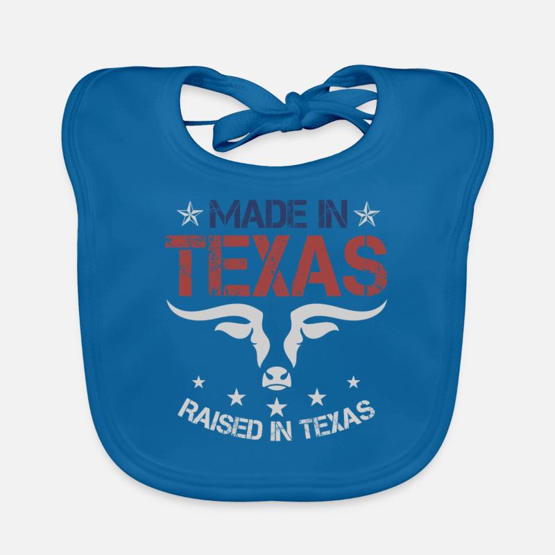 Raised Texas Texan Organic Baby Bibs