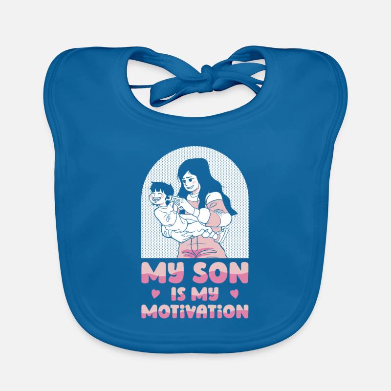 Mom Mutter Sohn Baby Bio-Lätzchen