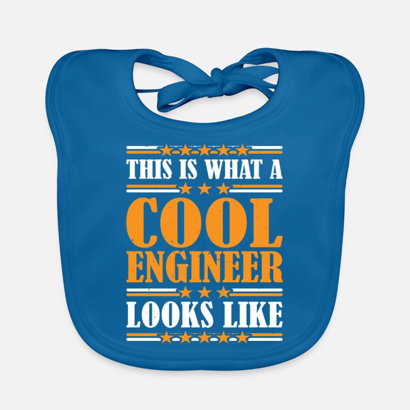 This Is What A Cool Engineer Looks Like 3 Organic Baby Bibs