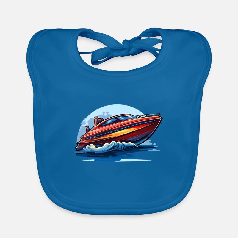Motorboot Baby Bio-Lätzchen