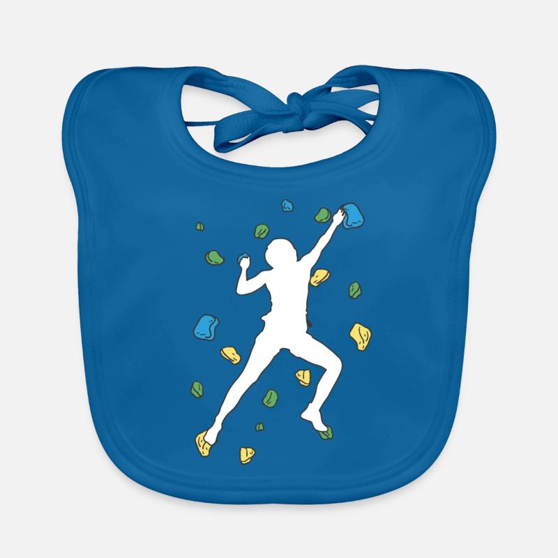 Bouldern Boulder Klettern Boulderer Bouldering Baby Bio-Lätzchen