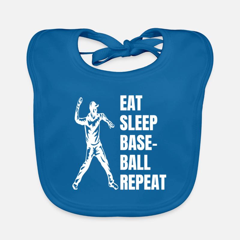 Baseball Baseball Player Baseball Baseball Team Organic Baby Bibs