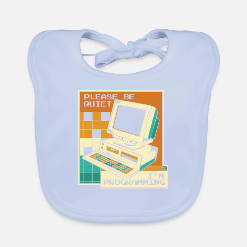 Please Be Quiet Softwareingenieur Developer Baby Bio-Lätzchen