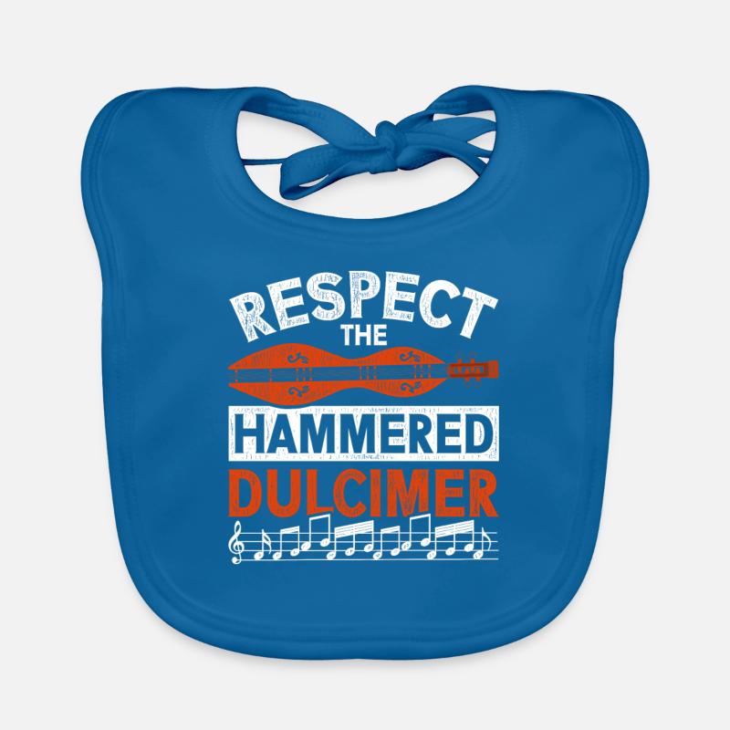 Dulcimore Respect The Hammered Dulcimer Organic Baby Bibs