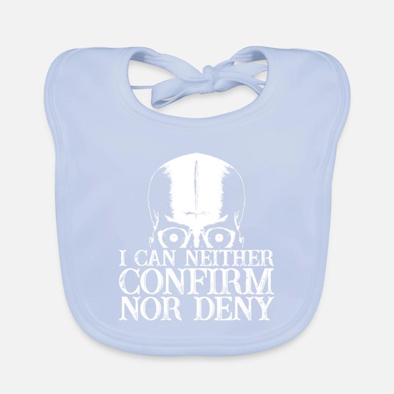 I Can Neither Confirm Nor Deny 2 Organic Baby Bibs