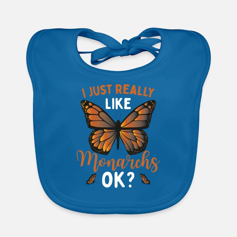 Monarch-Mädchen Baby Bio-Lätzchen