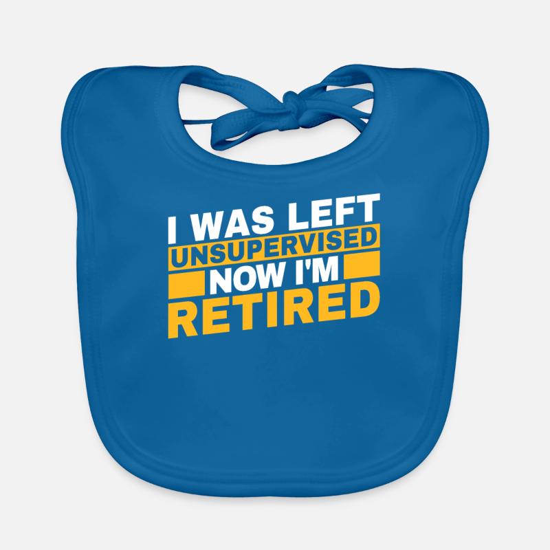 Pensioner pension unsupervised Organic Baby Bibs