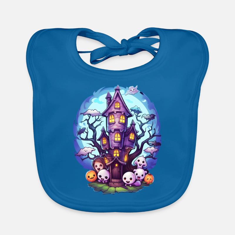 Maison hantée d’anime Bavoir bio Bébé