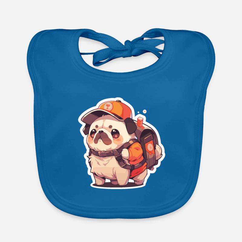 Mops Mops Hund Mops Geschenke Mops Liebhaber Baby Bio-Lätzchen