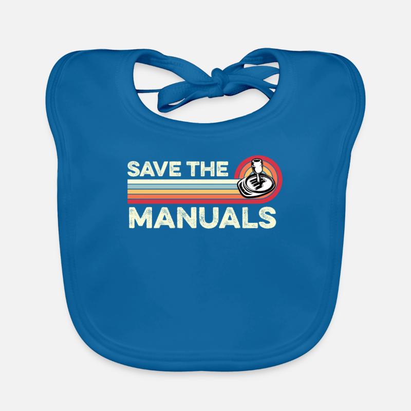 Speichern Sie die Handbücher Real Car Manual Stick Handbuch Baby Bio-Lätzchen