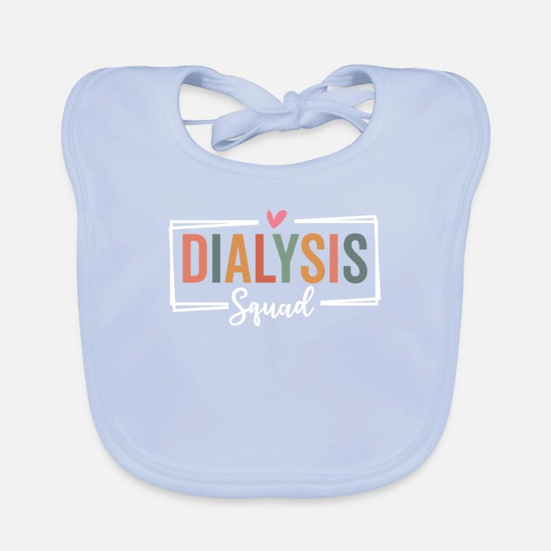 Escouade de dialyse Technicien en dialyse péritonéale Bavoir bio Bébé