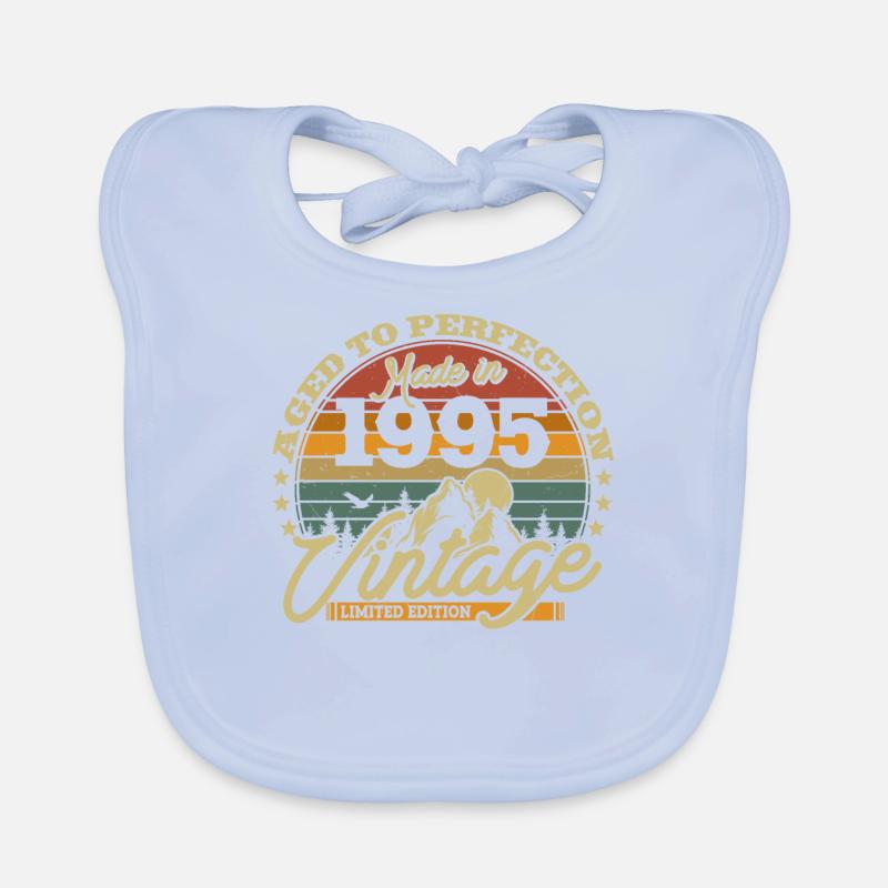 Vintage Geburtstagsgeschenk 1995 Baby Bio-Lätzchen