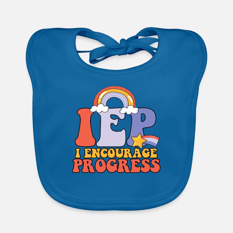 J’encourage le progrès Éducateur spécialisé Bavoir bio Bébé