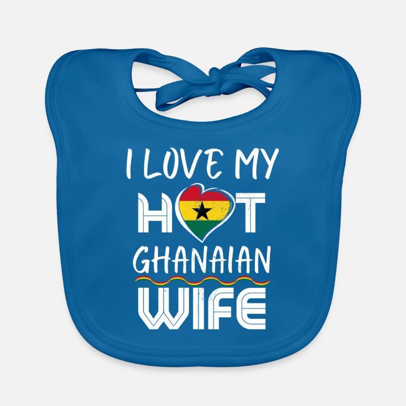 C’est drôle que j’aime mon mari ghanéen chaud Bavoir bio Bébé