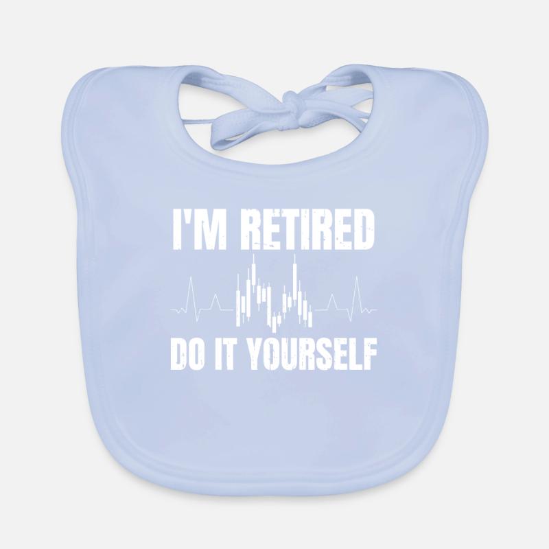 Pension de retraité à la retraite Do It Yourself Bavoir bio Bébé