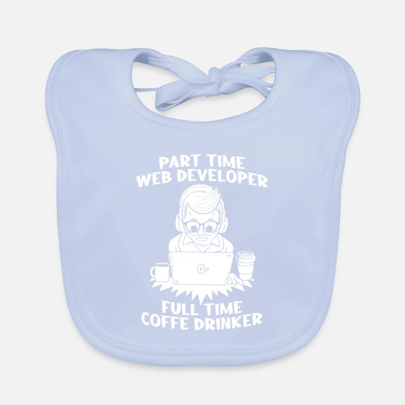 Web Developer Web Developer Organic Baby Bibs