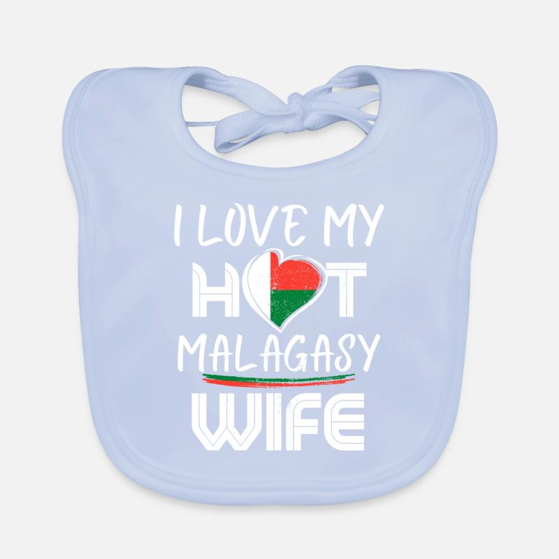 C’est drôle que j’aime mon mari malgache chaud Bavoir bio Bébé