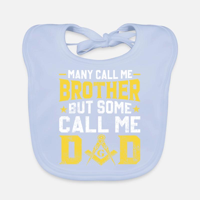 Masonic Dad Freemasonry Square and Compass Masonry Organic Baby Bibs