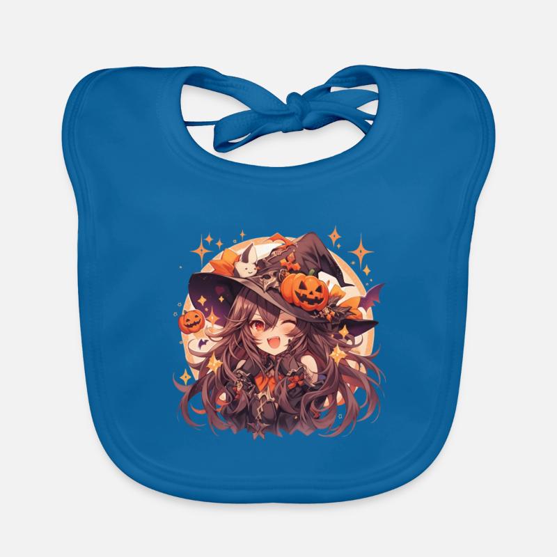 Sorcière Sorcière Sorcière Halloween Tenue de Sorcière Bavoir bio Bébé