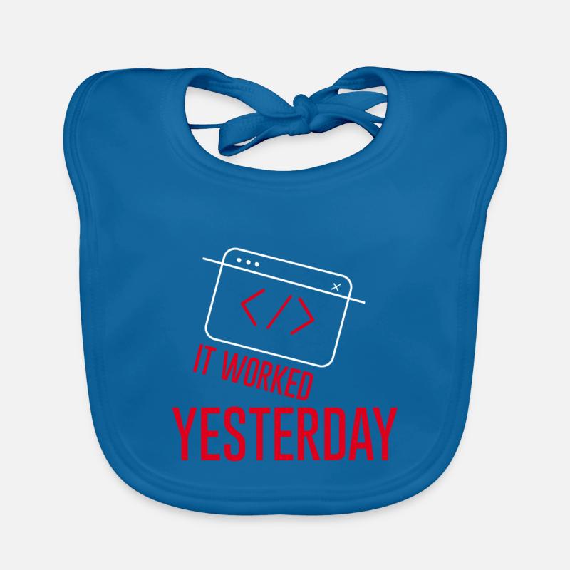 It Worked Yesterday 2 Organic Baby Bibs