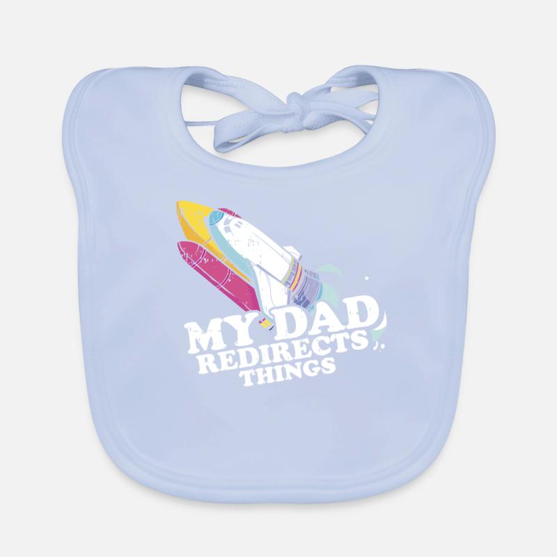 Space Space Papa Astroid Diversion Organic Baby Bibs