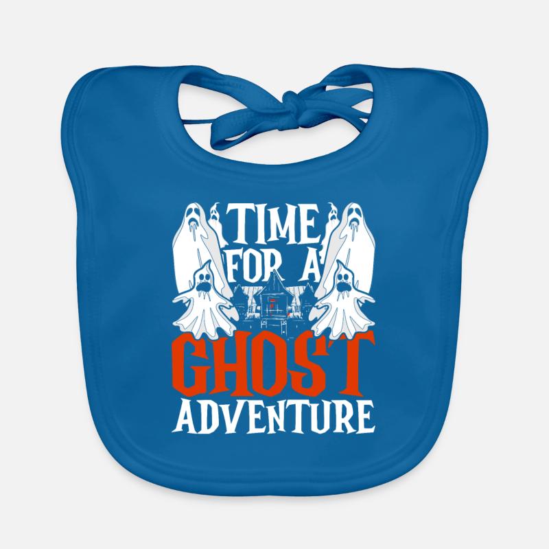 Ghost Hunt Time For A Ghost Adventure Organic Baby Bibs