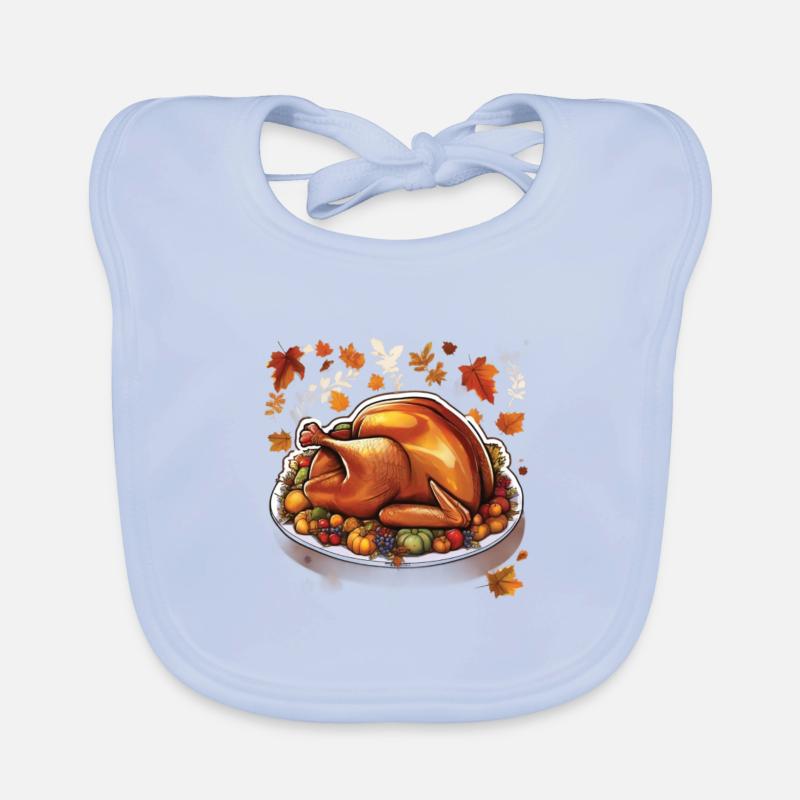 Thanksgiving Organic Baby Bibs
