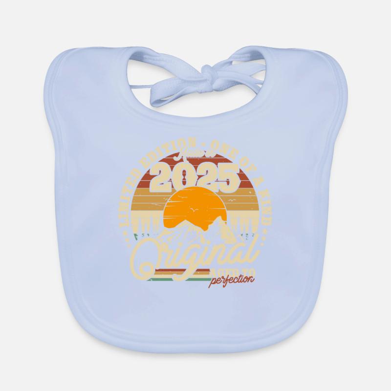Retro Gift Idea 2025 Organic Baby Bibs