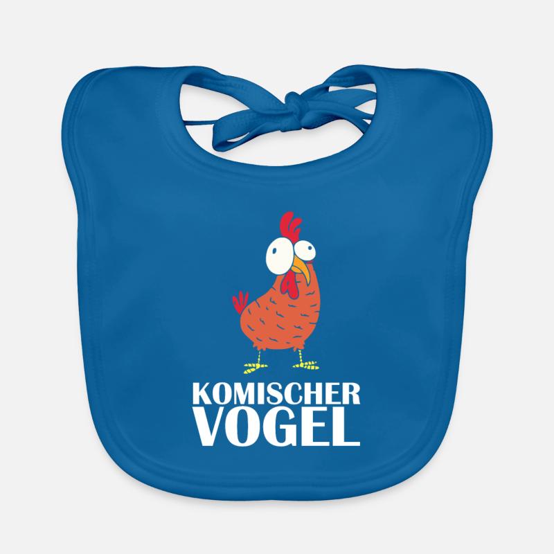 Komischer Vogel Baby Bio-Lätzchen
