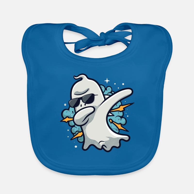 Ghost Dabbing Halloween Dabbing Dab Ghost Bavoir bio Bébé