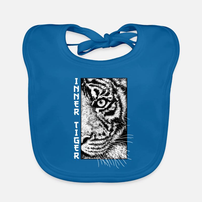 Inner Tiger King Tiger Wildcat Siberian Organic Baby Bibs