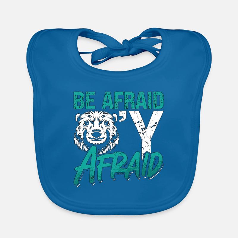 Beaver Dam Be Afraid Beaver'Y Afraid Rodent Lover Baby Bio-Lätzchen