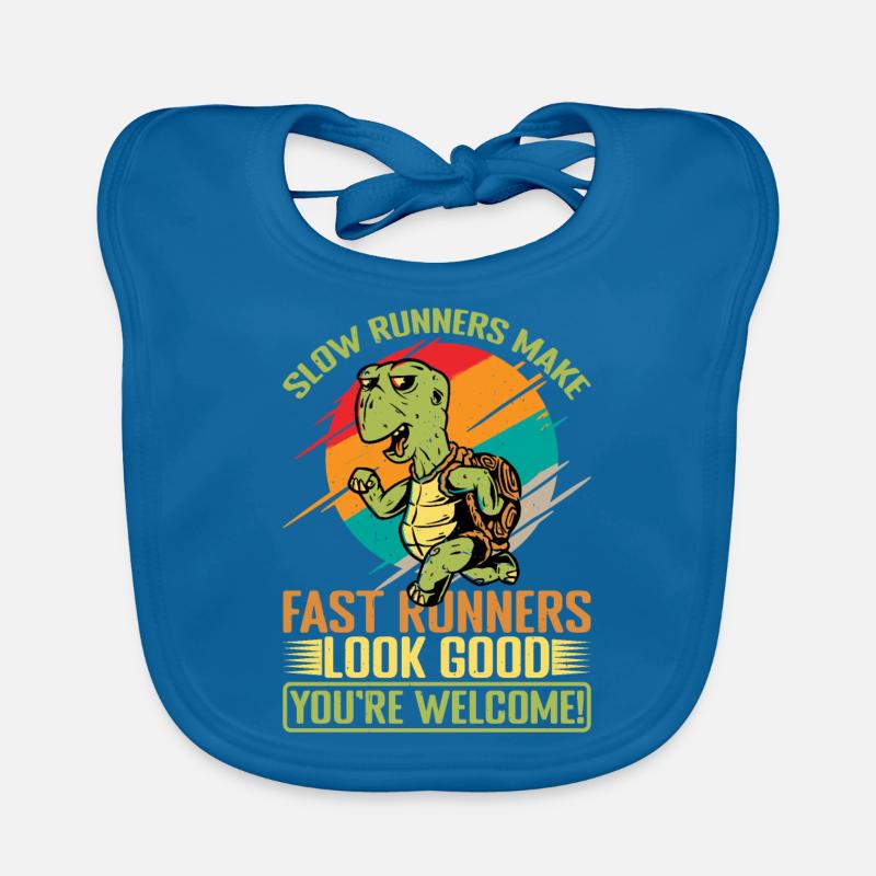 Slow Runners Make Fast Runners Look Good 13 Organic Baby Bibs