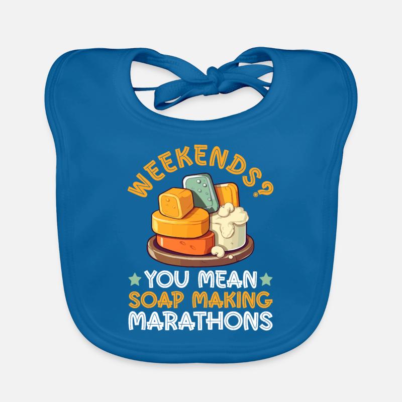 Week-end? Marathons de savon - Savonnier Bavoir bio Bébé