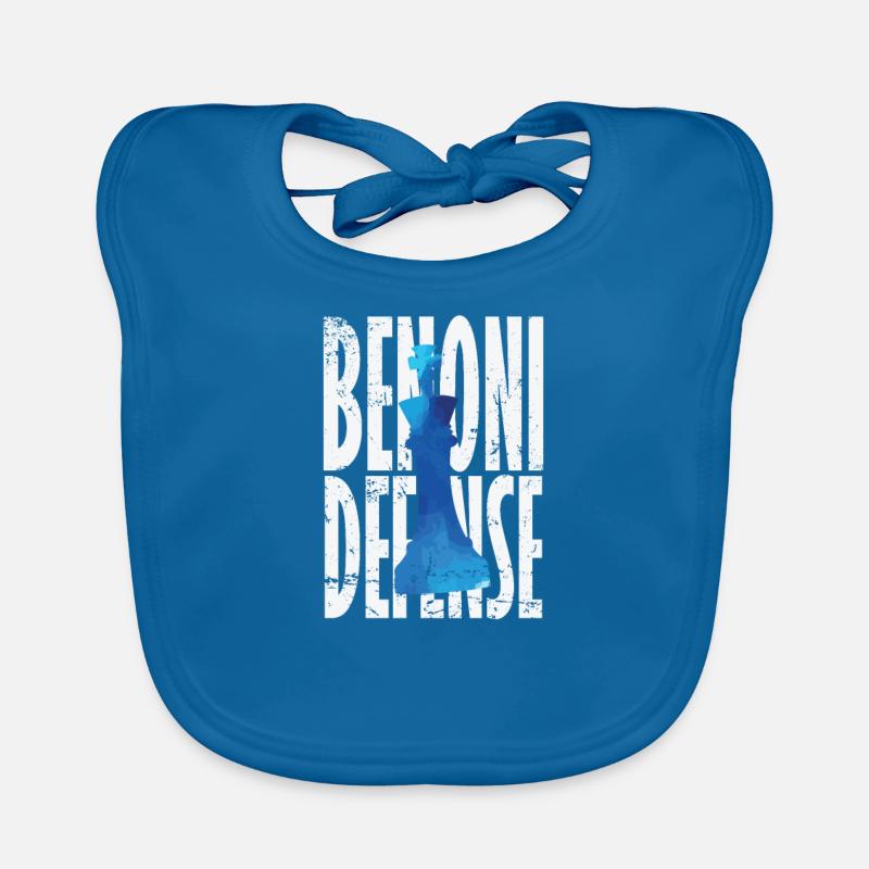 Benoni Defense Chess Organic Baby Bibs