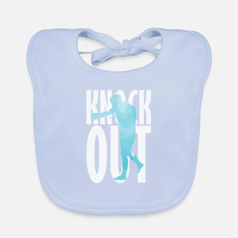 Knock Out Boxing Bavoir bio Bébé